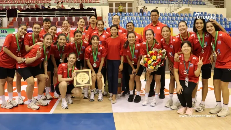 เงินรางวัล วอลเลย์บอลสาวไทย หลังคว้ารองแชมป์ SEA V.League 2025 เงินรางวัล วอลเลย์บอลสาวไทย หลังคว้ารองแชมป์ SEA V.League 2025