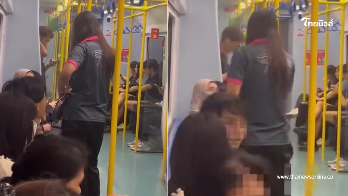 ไม่รอด ไล่ออกสาวสองด่ากราด สาวมุสลิมบนรถไฟฟ้า พร้อมตบยอมเสีย 500 ไม่รอด ไล่ออกสาวสองด่ากราด สาวมุสลิมบนรถไฟฟ้า พร้อมตบยอมเสีย 500