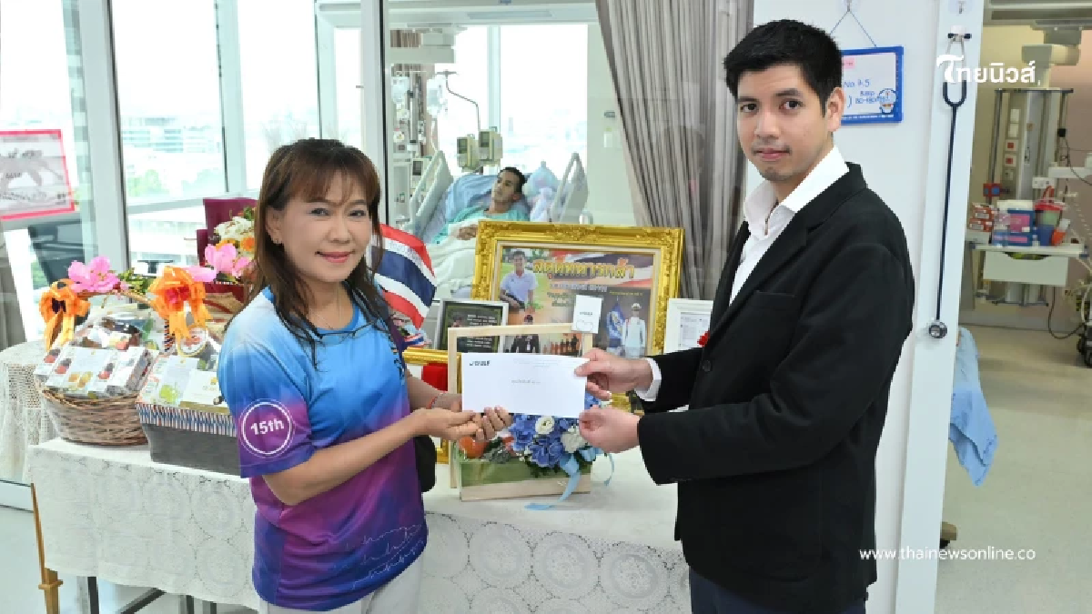 GULF ส่งกำลังใจต่อเนื่อง มอบเงิน 2 ล้านบาท เยียวยา 2 ทหารกล้า สูญเสียขา GULF ส่งกำลังใจต่อเนื่อง มอบเงิน 2 ล้านบาท เยียวยา 2 ทหารกล้า สูญเสียขา