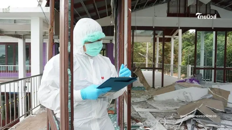 เก็บหลักฐาน กองทัพบก–นิติวิทยาศาสตร์ ลงพื้นที่ รพ.พนมดงรัก เก็บหลักฐาน กองทัพบก–นิติวิทยาศาสตร์ ลงพื้นที่ รพ.พนมดงรัก