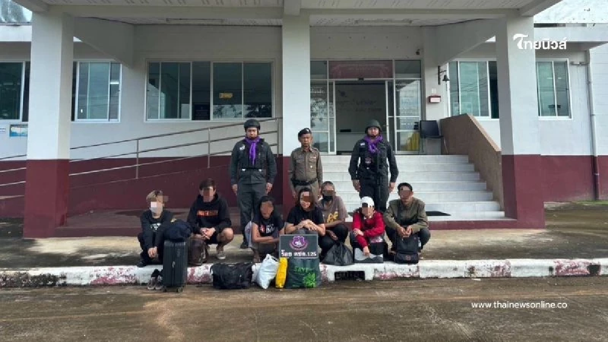 กกล.บูรพา จับกุมคนไทย 7 ราย ลักลอบข้ามแดนกลับจากกัมพูชา