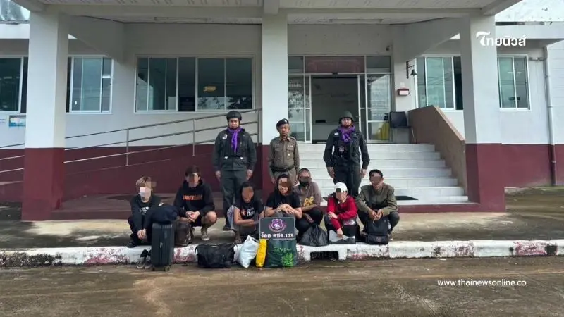 กกล.บูรพา จับกุมคนไทย 7 ราย ลักลอบข้ามแดนกลับจากกัมพูชา