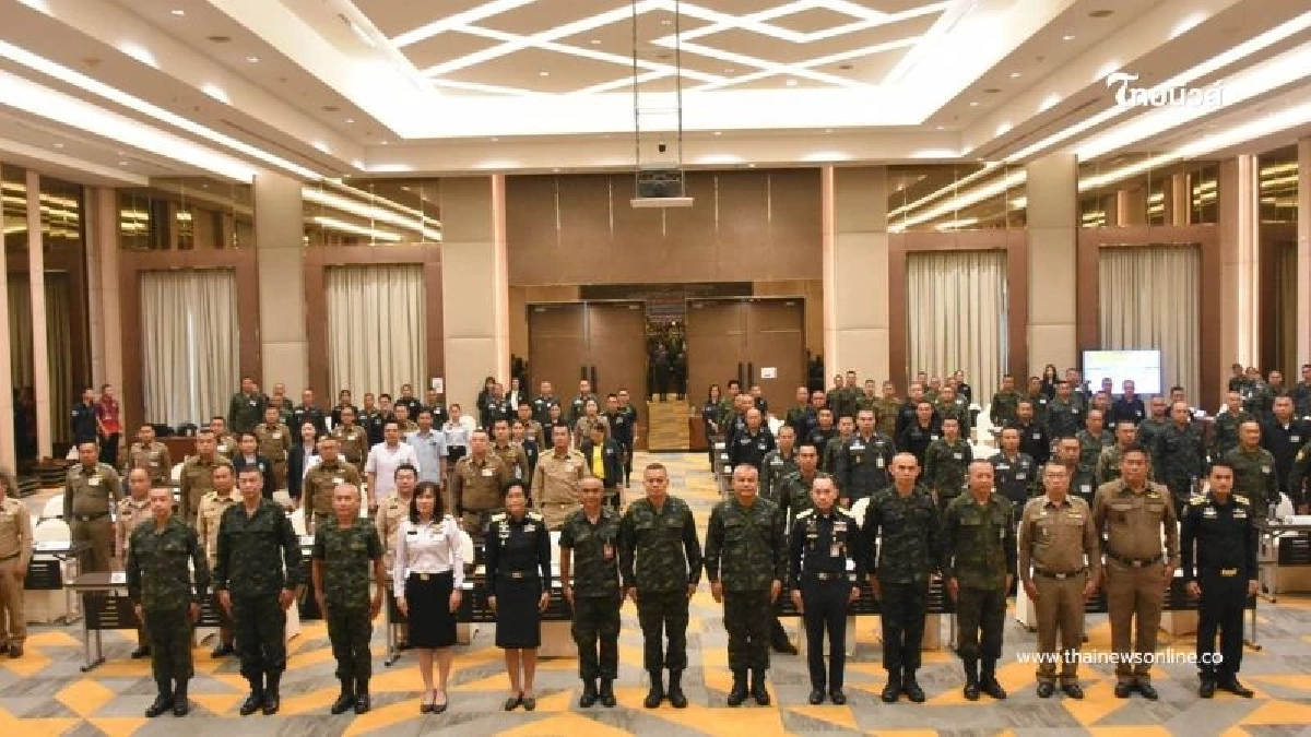 ผบ.นบ.ยส.24 แถลงผลงานรอบปี ยึดยาบ้า 150 ล้านเม็ด ไอซ์ 8,516 กก.
