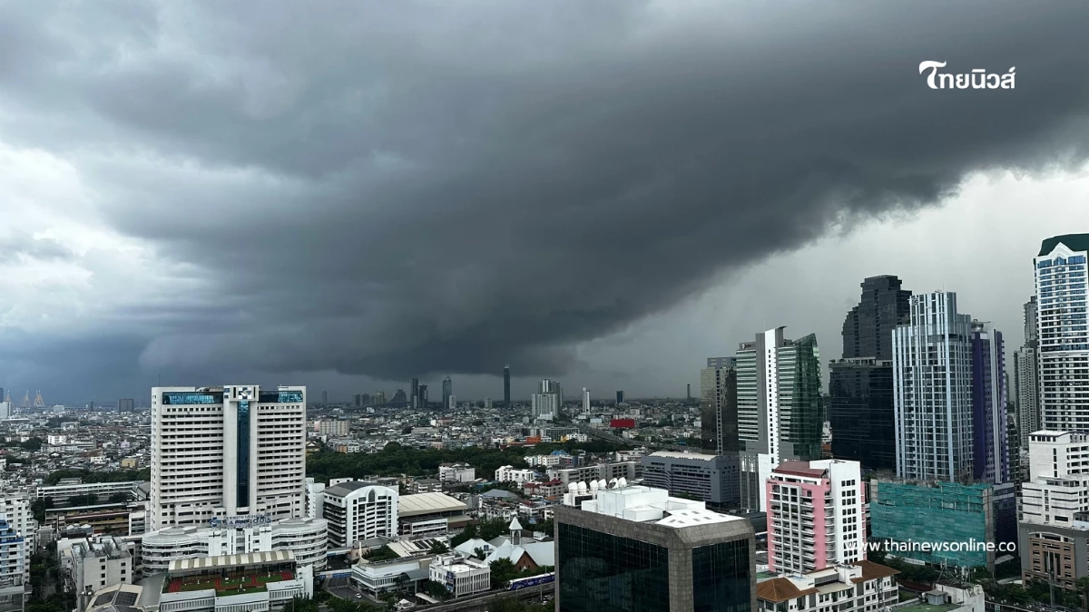 พยากรณ์อากาศวันนี้ ฝนตกหนักหลายจังหวัด เตือนรับมือพายุรากาซา