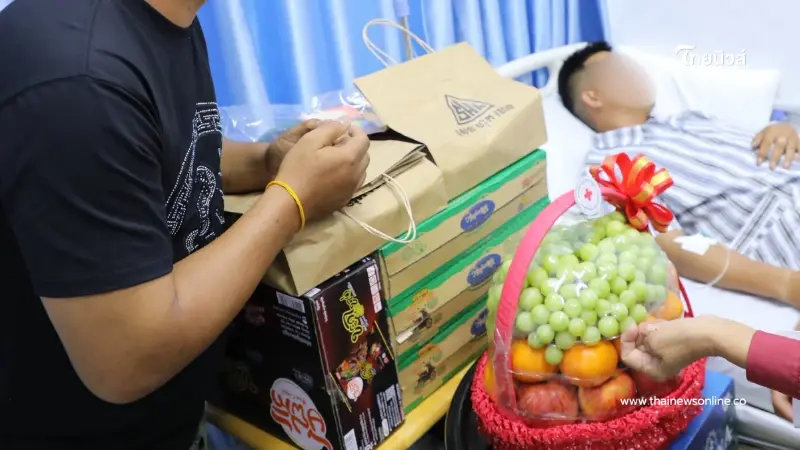 “แม่แห่งมนุษยธรรม” ส่งกำลังใจ! สมเด็จบุน รานี เยี่ยมตำรวจบาดเจ็บ