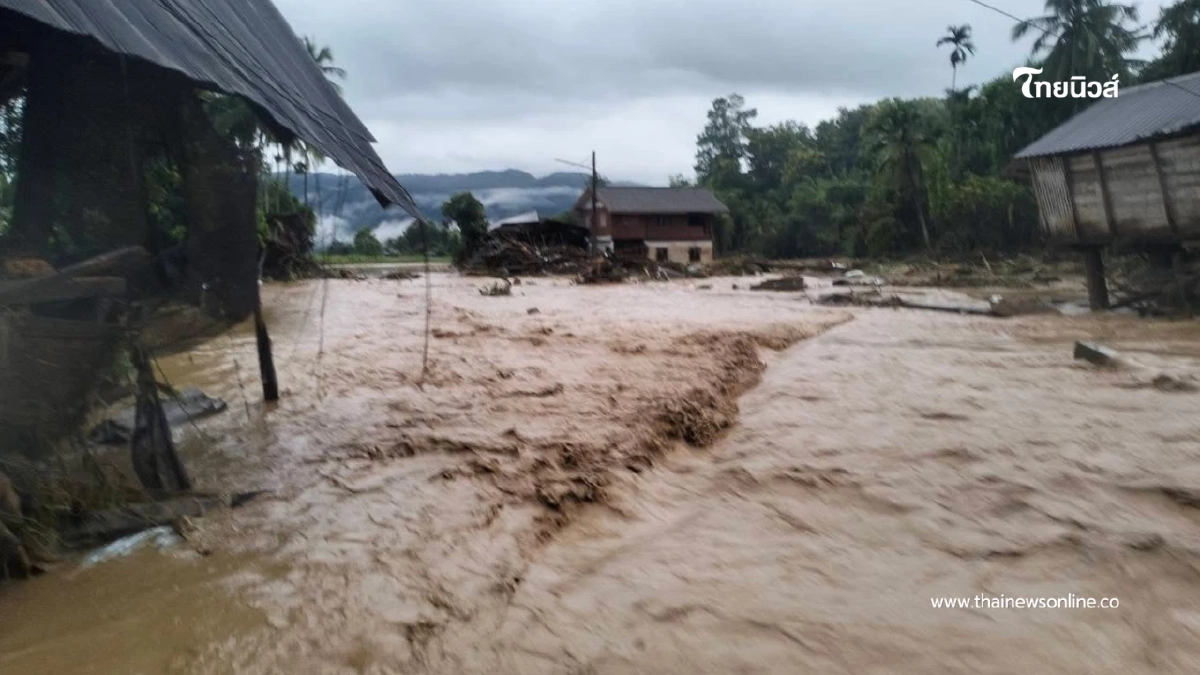 พายุบัวลอย ถล่มแม่ฮ่องสอน น้ำป่า-ดินโคลนถล่ม เสียชีวิต 1 ราย