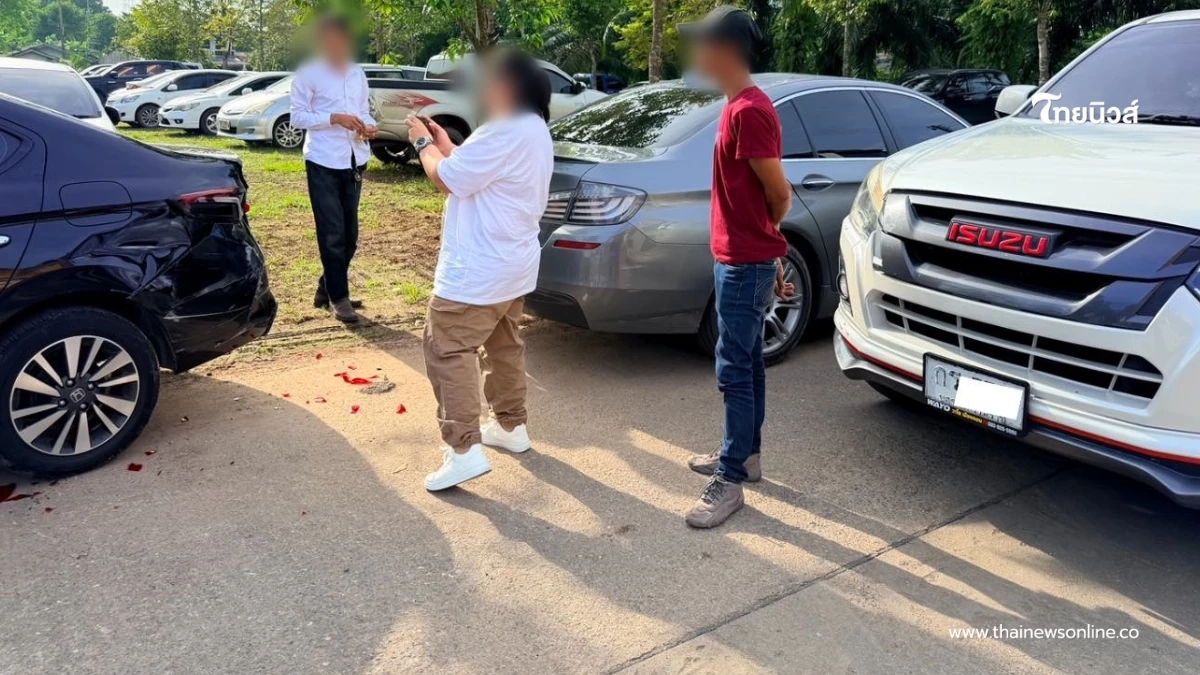 เลขตรงจนขนลุก รถชนกลางงานบุญเดือนสิบ ทะเบียนตรงกันเป๊ะ เลขตรงจนขนลุก รถชนกลางงานบุญเดือนสิบ ทะเบียนตรงกันเป๊ะ