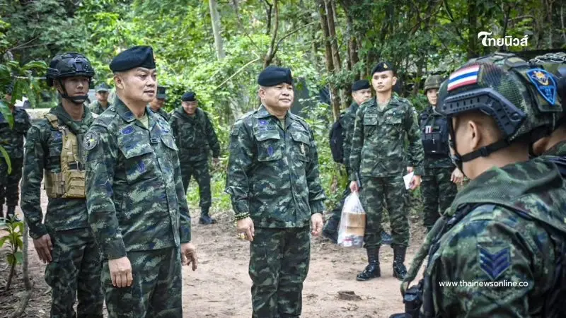 แม่ทัพภาคที่ 2 ตรวจเยี่ยมให้กำลังใจกำลังพล หน่วย พัน.ร.24
