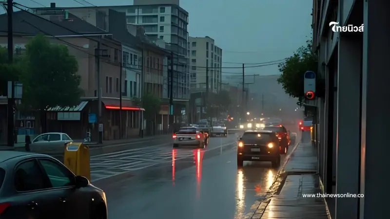 พิกัด 47 จังหวัด ฝนตกหนักวันนี้ ฝนฟ้าคะนองถล่ม ระวังน้ำท่วม