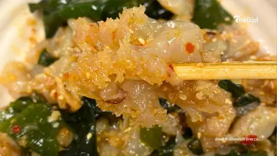 แจกสูตร "แมงกะพรุนวากาเมะคลุกน้ำมันงา" อร่อยกรุบ หยุดไม่ได้ แจกสูตร "แมงกะพรุนวากาเมะคลุกน้ำมันงา" อร่อยกรุบ หยุดไม่ได้