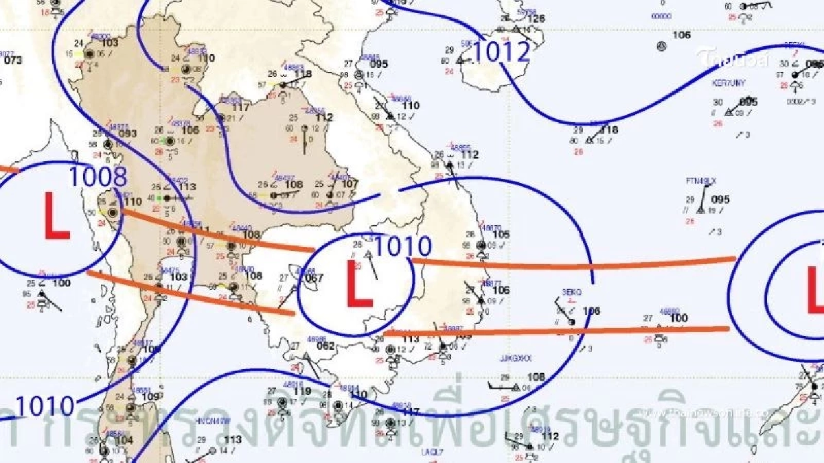 กรมอุตุฯ เตือนฝนถล่มหนัก วันที่ 17-19 ก.ย.นี้ จาก 3 ปัจจัยหลัก