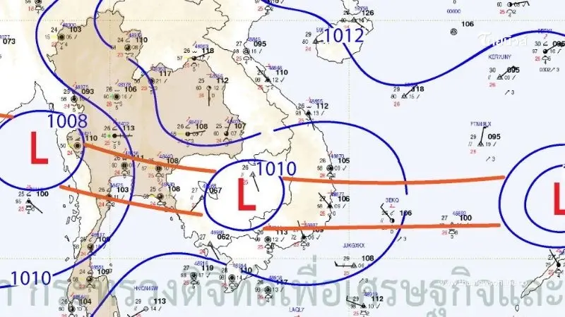 กรมอุตุฯ เตือนฝนถล่มหนัก วันที่ 17-19 ก.ย.นี้ จาก 3 ปัจจัยหลัก