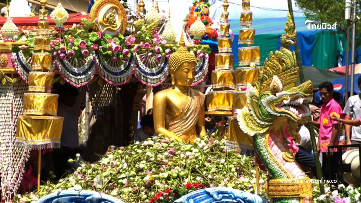 เริ่มแล้ว ประเพณีรับบัว โยนบัว หนึ่งเดียวในโลก ประเพณีของชาวสมุทรปราการ