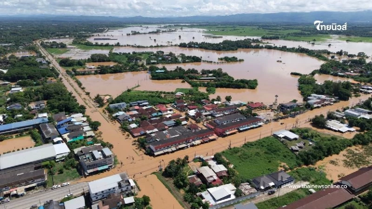 เปิดภาพสถานการณ์น้ำท่วม เทศบาลตำบลตาลเดี่ยว จ.เพชรบูรณ์
