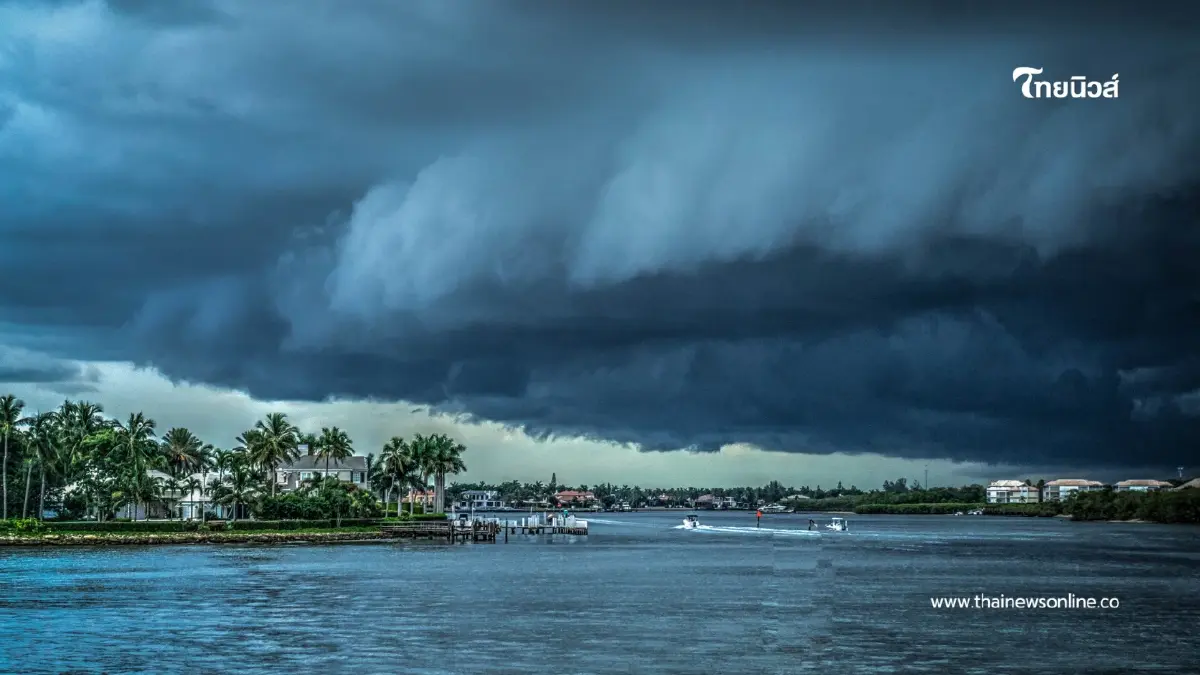ไทยเฝ้าระวังฝนตกหนัก "พายุบัวลอย" จ่อขึ้นฝั่ง 28-29 ก.ย. นี้