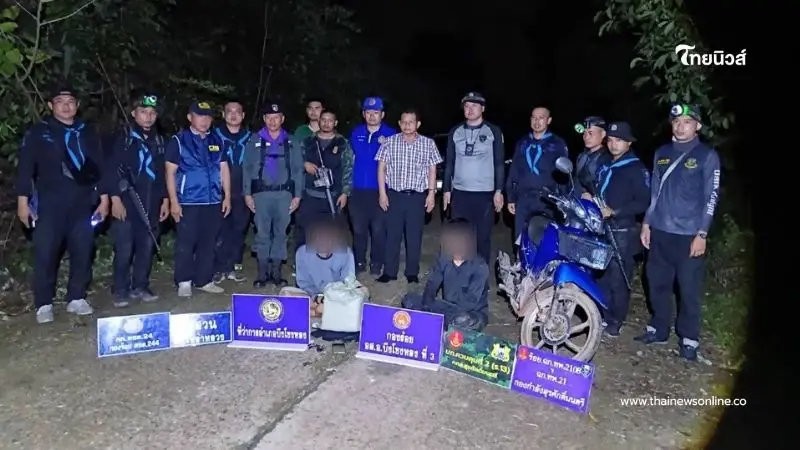 กกล.สุรศักดิ์มนตรี สกัดจับ 2 ผู้ต้องหา ยึดยาบ้า 60,000 เม็ด