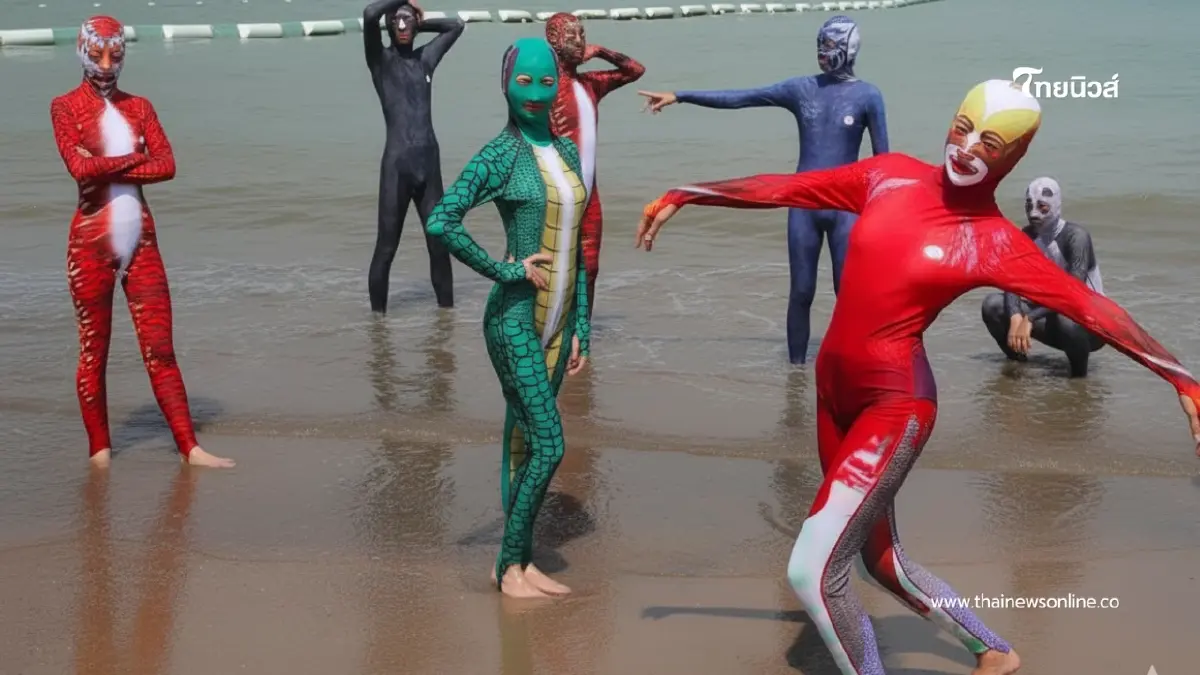เฟซกินี่ (Facekini) เทรนด์แฟชั่นไอ้โม่งกันแดดมาแรงในจีน เฟซกินี่ (Facekini) เทรนด์แฟชั่นไอ้โม่งกันแดดมาแรงในจีน