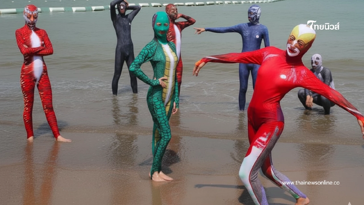เฟซกินี่ (Facekini) เทรนด์แฟชั่นไอ้โม่งกันแดดมาแรงในจีน