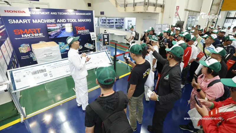 "ไทยฮอนด้า" เปิดบ้านรับสื่อมวลชน ฉลองครบรอบ 60 ปี แห่งความสำเร็จ