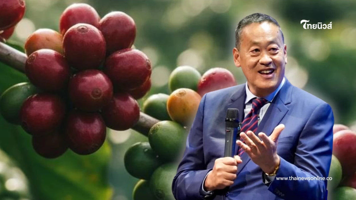 "เศรษฐา" หนุนปลูกกาแฟ ชี้ไทยผลิตได้แค่ 10% อีก 90% นำเข้าต่างประเทศ "เศรษฐา" หนุนปลูกกาแฟ ชี้ไทยผลิตได้แค่ 10% อีก 90% นำเข้าต่างประเทศ
