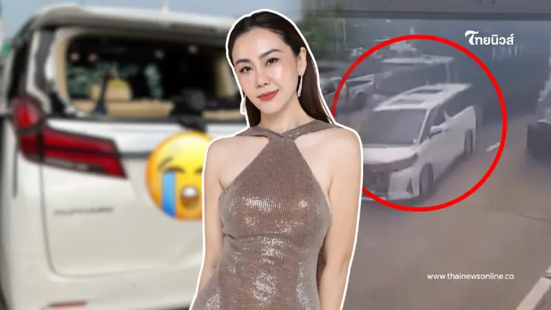 ฟาดเคราะห์แรง นาเดีย เล่านาทีรถสิบล้อพุ่งชนท้ายรถตู้ ลูกสาวร้องไห้เป็นชม.