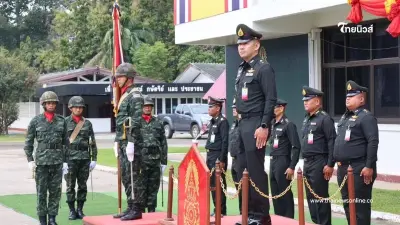 พ.ท. ณัฐวุฒิ คัมภิรานนท์ เป็นประธานในพิธีอำลาธงชัยเฉลิมพล