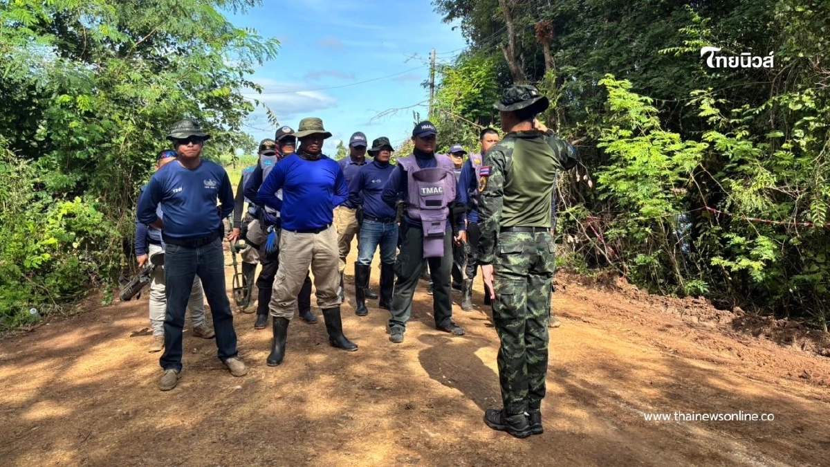 กกล.บูรพาฯ เผยผลปฏิบัติการเก็บกู้ทุ่นระเบิด ชายแดนสระแก้ว กกล.บูรพาฯ เผยผลปฏิบัติการเก็บกู้ทุ่นระเบิด ชายแดนสระแก้ว