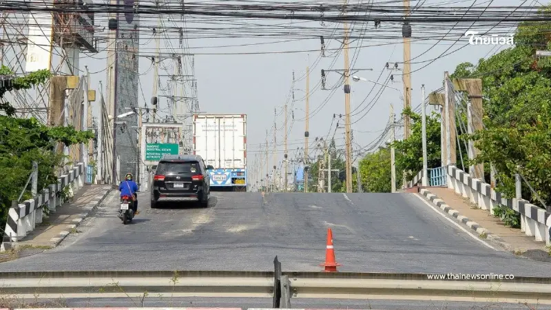 การนิคมฯ แจ้งเลื่อนกำหนดปิดรื้อสะพานนิคมบางปู หนีรถติด การนิคมฯ แจ้งเลื่อนกำหนดปิดรื้อสะพานนิคมบางปู หนีรถติด