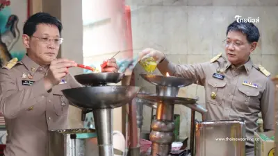 เอาฤกษ์เอาชัย ผู้ว่าฯ สมุทรปราการ สักการะสิ่งศักดิ์สิทธิ์เนื่องในโอกาสเข้ารับตำแหน่ง