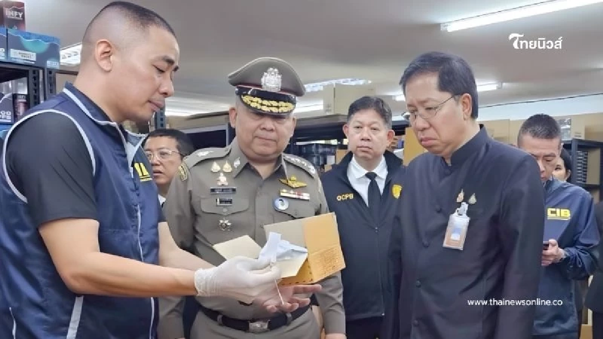 ทลายเพจบุหรี่ไฟฟ้าออนไลน์ ยึดบุหรี่ไฟฟ้ากว่า 30,000 ชิ้น