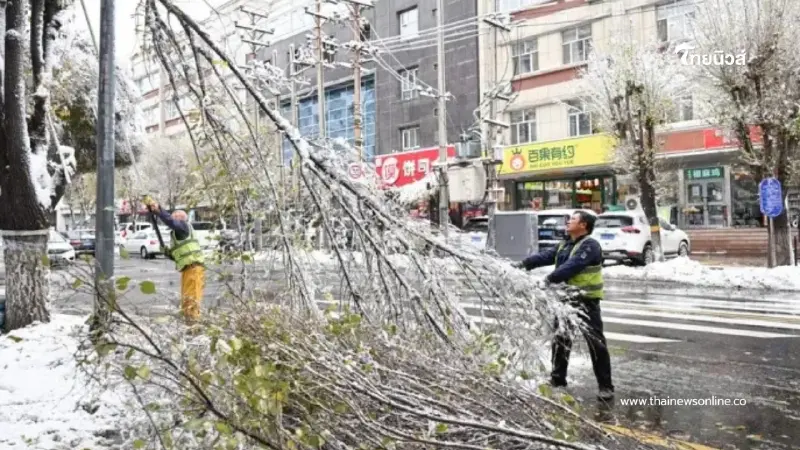 พายุหิมะถล่มซินเจียง! อุรุมชี เจอสถิติใหม่ หิมะตกหนักสุดในรอบปี พายุหิมะถล่มซินเจียง! อุรุมชี เจอสถิติใหม่ หิมะตกหนักสุดในรอบปี