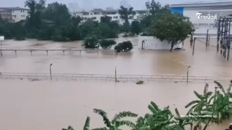 หาดใหญ่เปิดสายด่วนฉุกเฉิน 24 ชม. ช่วยอพยพผู้ประสบภัยน้ำท่วม