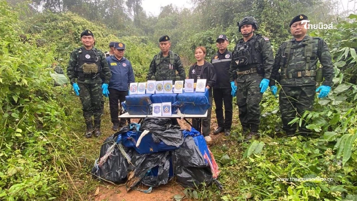 กองกำลังผาเมือง ปะทะกลุ่มขบวนการลักลอบลำเลียงยาเสพติด
