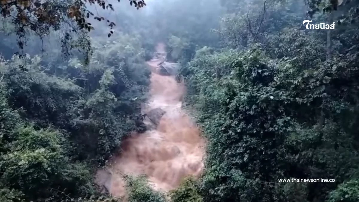 ประกาศด่วน ปิด น้ำตกแม่สา ชั่วคราว ปริมาณน้ำสูง เสี่ยงน้ำป่า