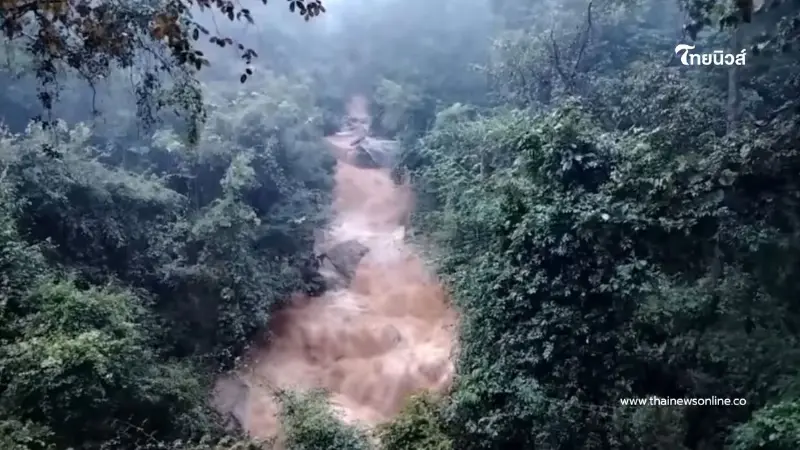 ประกาศด่วน ปิด น้ำตกแม่สา ชั่วคราว ปริมาณน้ำสูง เสี่ยงน้ำป่า