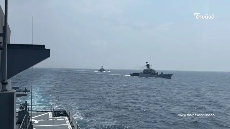 "ไทย–อินเดีย" เสริมสัมพันธ์ทางทะเล! จัดลาดตระเวนร่วมครั้งที่ 40