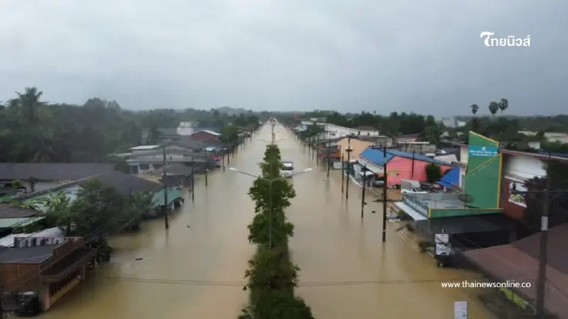 อุตุฯ รายงานใต้ตอนล่างฝนหนักต่อเนื่อง คลื่นลมแรงถึง 25 พ.ย.