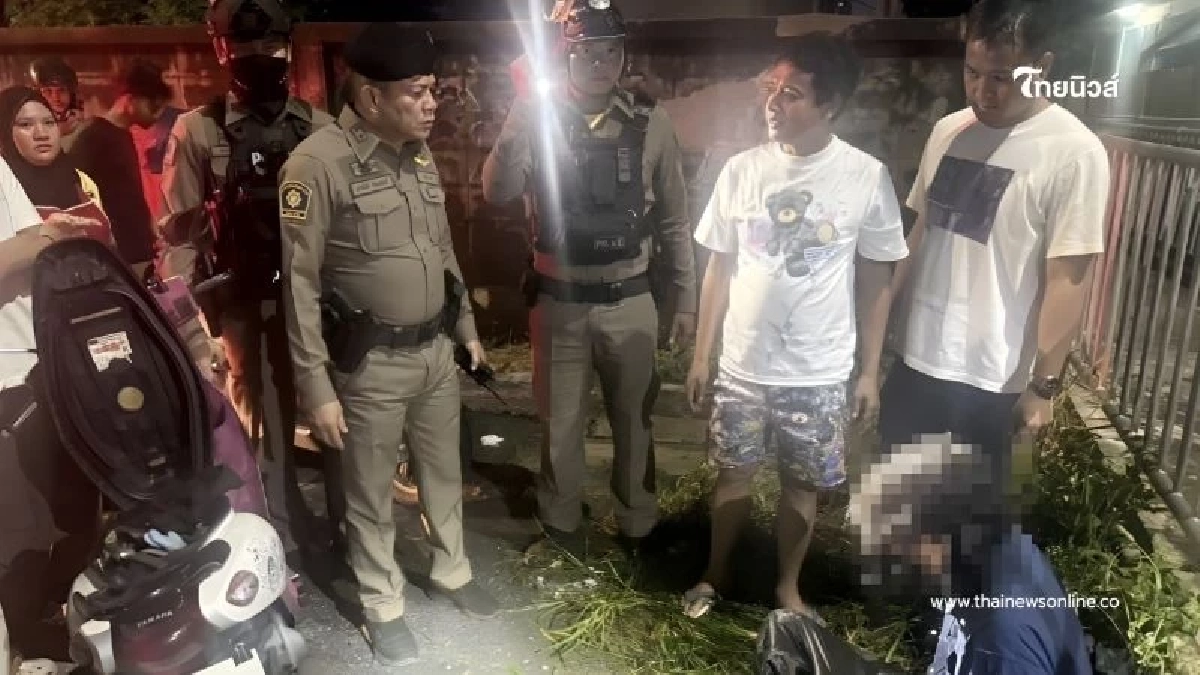 แม่ค้าคว้าตะหลิวไล่ฟาดโจรชิงทอง ก่อนซิ่งหนีเข้าซอยตัน