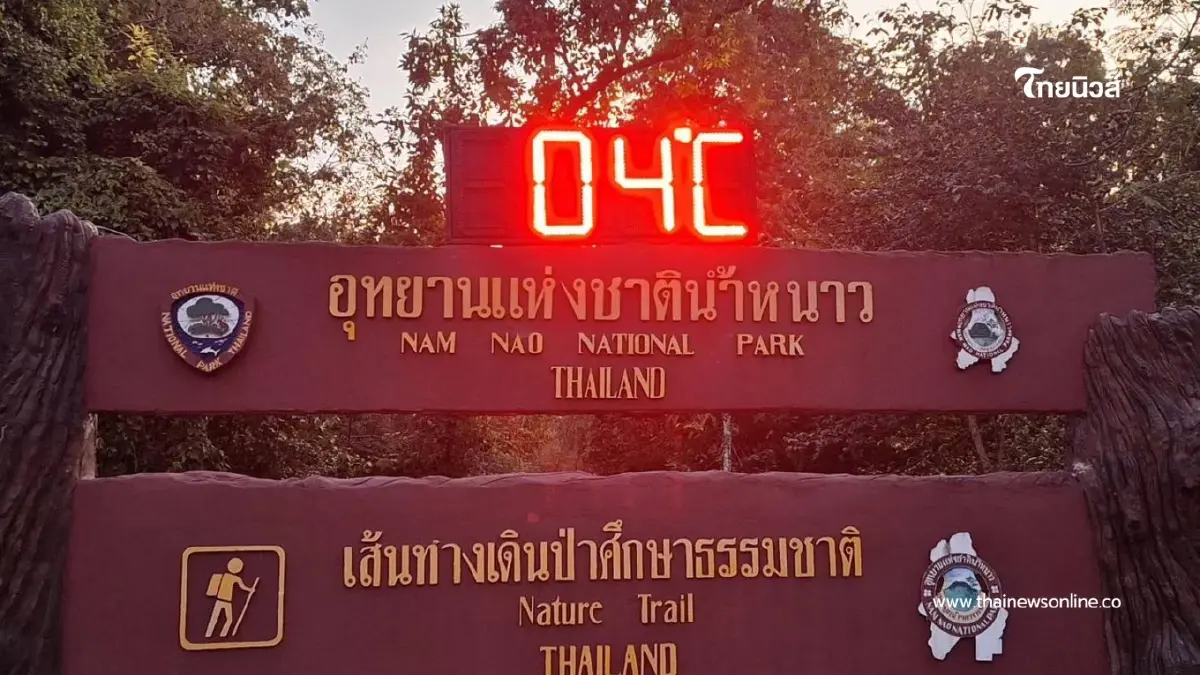 น้ำหนาวหนาวสะท้าน เช้านี้สุดโหด อุณหภูมิดิ่งเหลือ 4 องศา น้ำหนาวหนาวสะท้าน เช้านี้สุดโหด อุณหภูมิดิ่งเหลือ 4 องศา