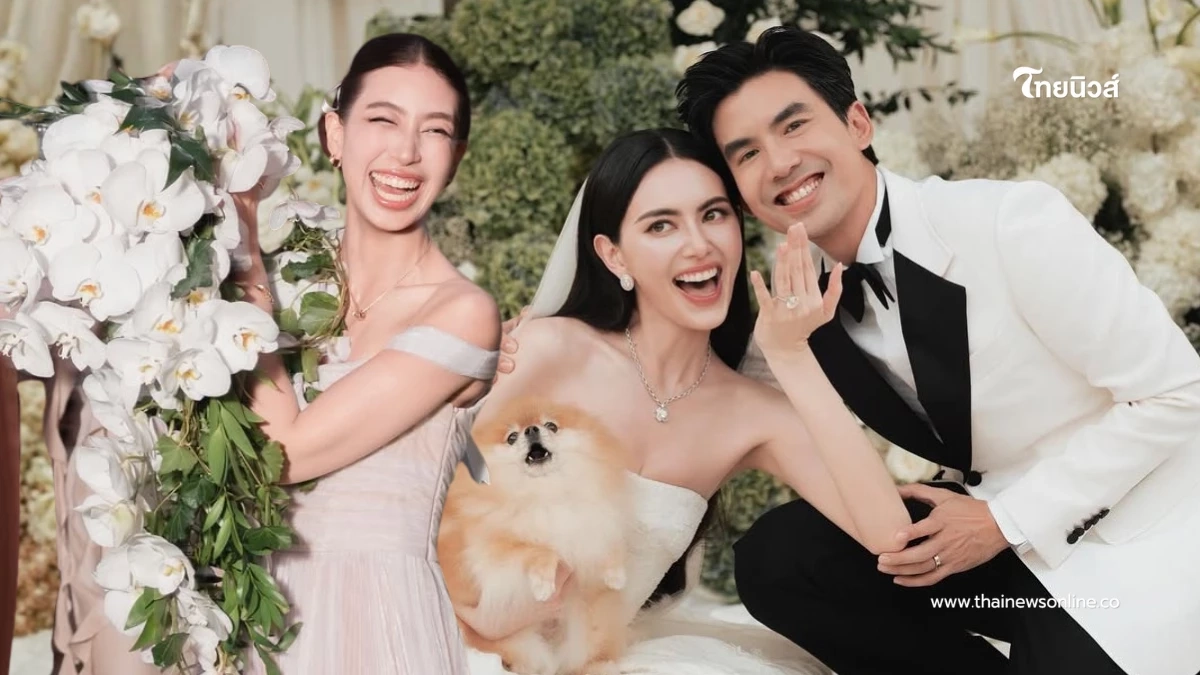 มิ้นต์ ชาลิดา เผยความรู้สึกได้ช่อดอกไม้จากคู่รัก ใหม่-เต๋อ