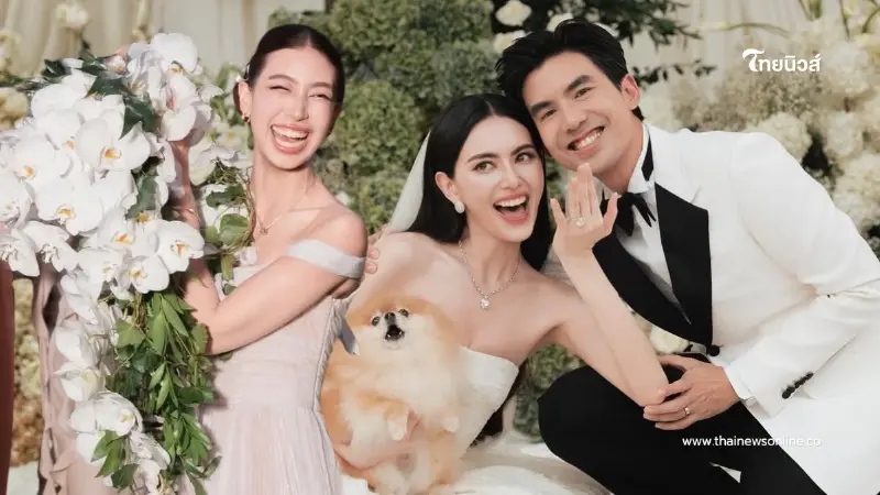 มิ้นต์ ชาลิดา เผยความรู้สึกได้ช่อดอกไม้จากคู่รัก ใหม่-เต๋อ