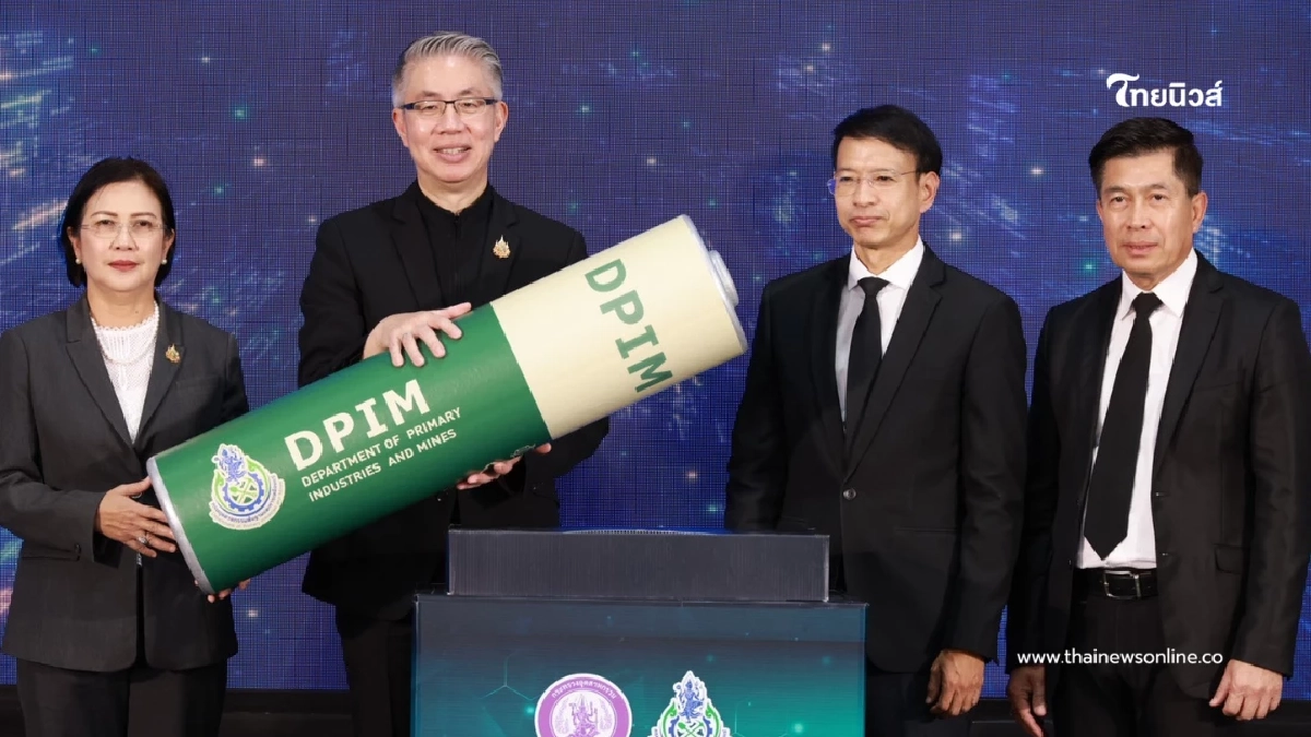 ปลัดฯ ณัฐพล ชูผลสำเร็จการพัฒนา ต้นแบบแบตเตอรี่ EV จากการรีไซเคิล