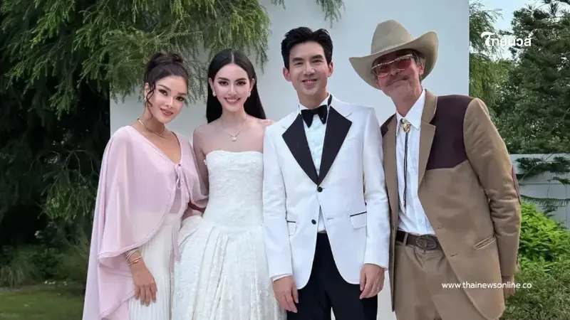 หวานกว่าซีรีส์! “ใหม่–เต๋อ” แต่งงานเรียบง่ายแต่โรแมนติก หวานกว่าซีรีส์! “ใหม่–เต๋อ” แต่งงานเรียบง่ายแต่โรแมนติก