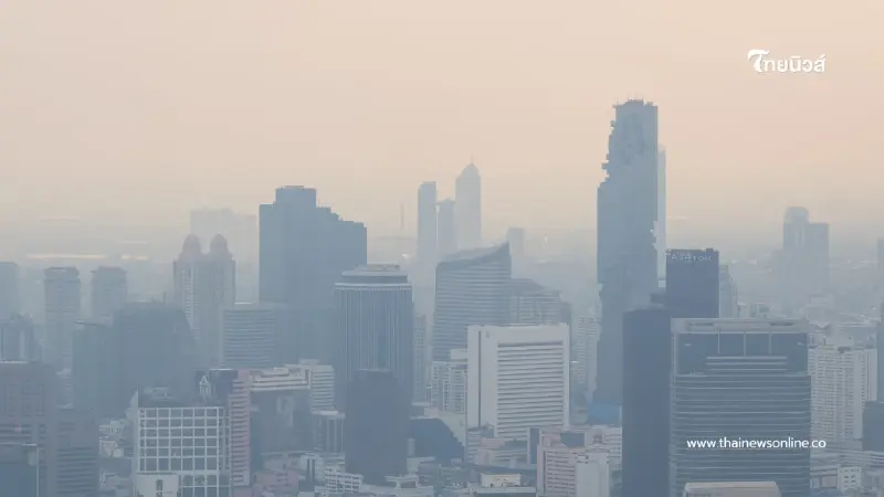 PM2.5 กรุงเทพฯ พุ่งเกินมาตรฐาน! หลายเขตเริ่มกระทบสุขภาพ