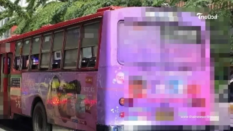 สุดสลด! หญิงวัย 64 เดินข้ามถนนพลาดถูกรถเมล์ชนดับกลางถนนสุรวงศ์