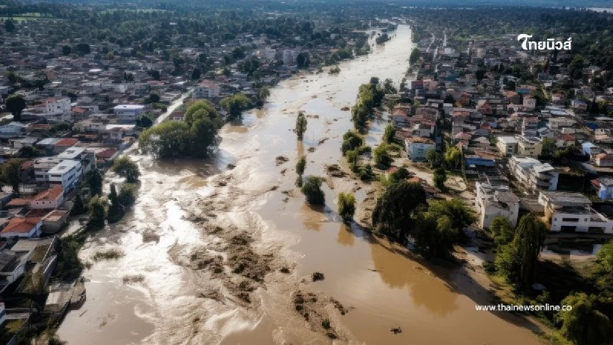 ปภ.ส่งสัญญาณเตือนภัย "Cell Broadcast" ด่วน! น้ำท่วมวิกฤตหลายพื้นที่ จ.นราธิวาส