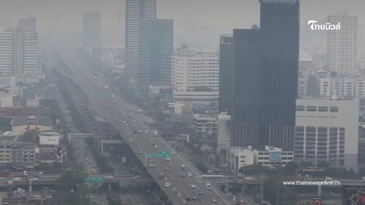 3 เขตกรุงเทพฯ ฝุ่น PM2.5 พุ่งสีส้ม! กทม. เตือนสวมหน้ากาก