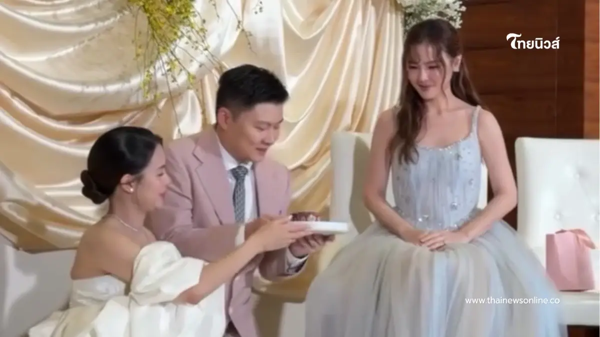 ยกน้ำชาสุดปัง! ออม สุชาร์ เปย์ของขวัญก้อนโตให้น้องสาว