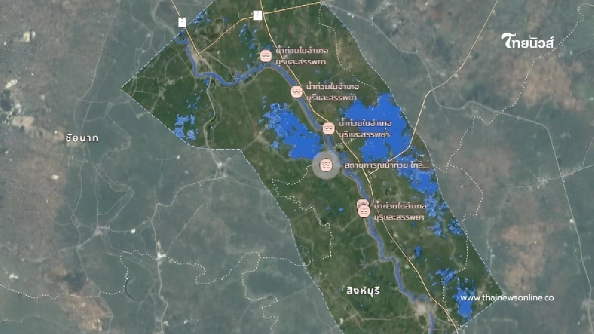 น้ำท่วมชัยนาท พื้นที่ท้ายเขื่อนเจ้าพระยา ยังวิกฤต เข้า-ออกบ้านลำบาก น้ำท่วมชัยนาท พื้นที่ท้ายเขื่อนเจ้าพระยา ยังวิกฤต เข้า-ออกบ้านลำบาก