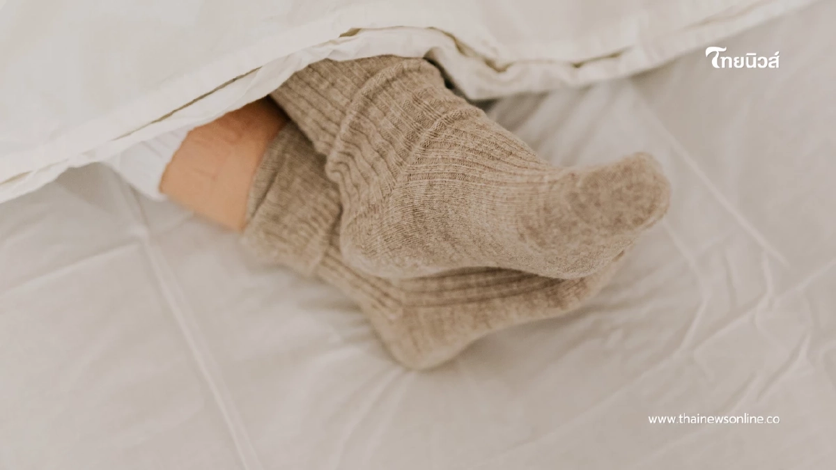 งานวิจัยยืนยัน ใส่ถุงเท้านอน ช่วยให้หลับเร็วและหลับลึกขึ้น